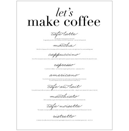 LET'S MAKE COFFEE