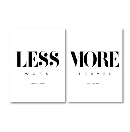 PARPOSTERS - LESS WORK 2 ST POSTERS