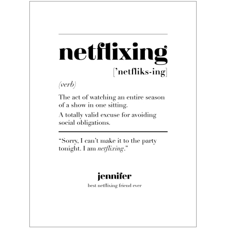 NETFLIXING