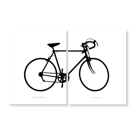 BICYCLE  CYKEL PARPOSTERS 2 ST