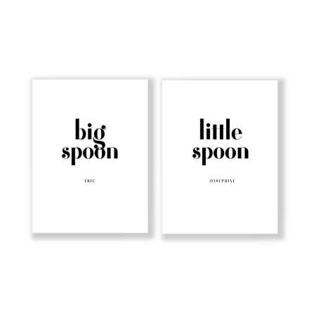 BIG SPOON LITTLE SPOON - PARPOSTERS 2 ST POSTERS