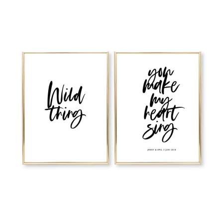 WILD THING - PARPOSTERS 2 ST POSTERS
